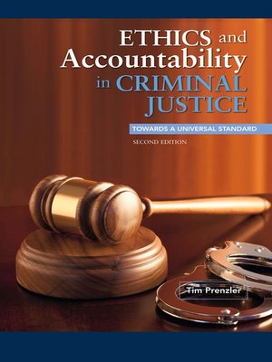 cover image of Ethics and Accountability in Criminal Justice